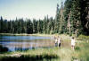 Goat Rocks Wilderness, probably Lake 5058 or therabouts - Darien, Michael and Debbie