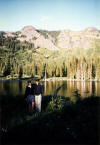 Goat Rocks Wilderness, Mark and Rik, perhaps at Lake Corral