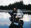 Erik at motor school, Skid Pan, WSP Academy, Shelton WA